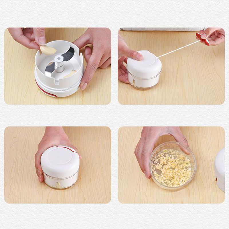 Kitchen Mini Manual Blender Garlic Press Garlic Chopper Small Household Garlic Masher Manual Garlic Press