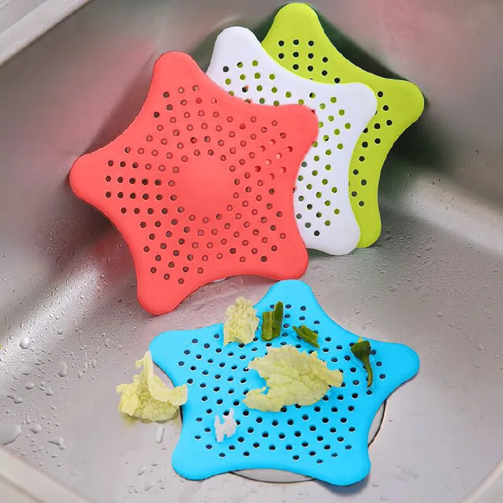 4 Pack Silicone Kitchen Sink Strainer Strainer Kitchen Dishwashing Sink Dishwashing Sink Bathroom Sink Stopper Drain Hair