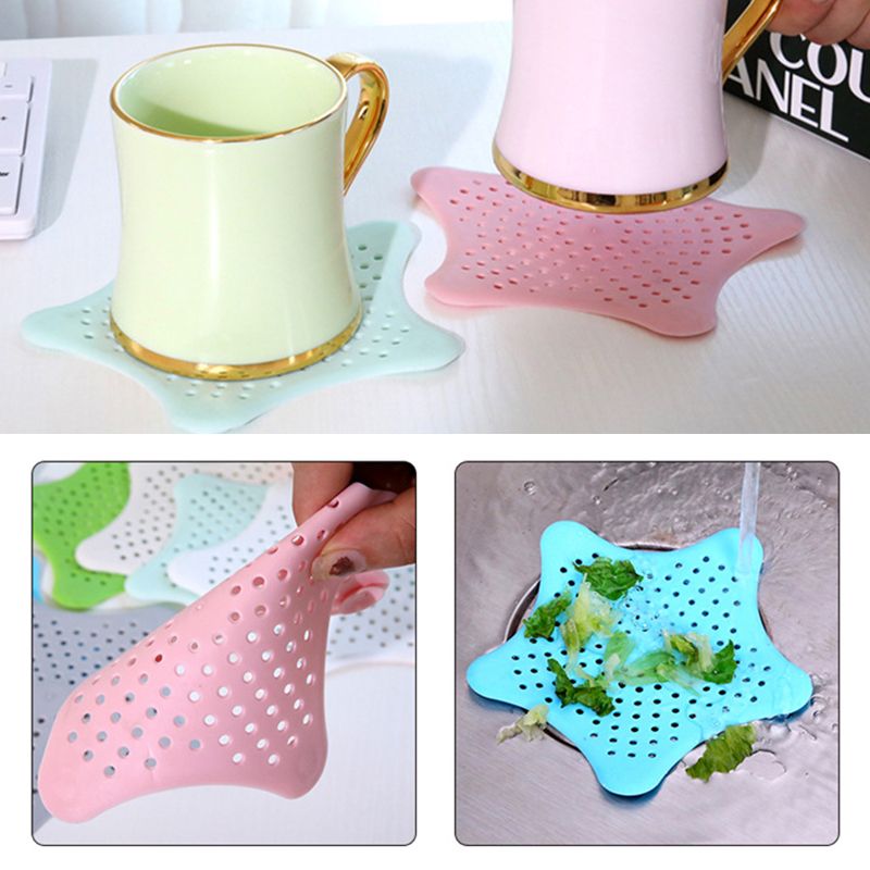 4 Pack Silicone Kitchen Sink Strainer Strainer Kitchen Dishwashing Sink Dishwashing Sink Bathroom Sink Stopper Drain Hair