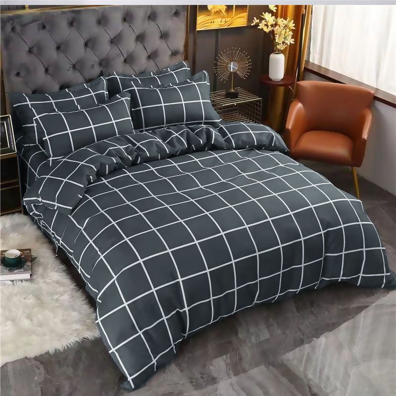 4-Piece Bedding Set, 1 Quilt Cover + 1 Sheet + 2 Pillowcases (Not Including Duvet)