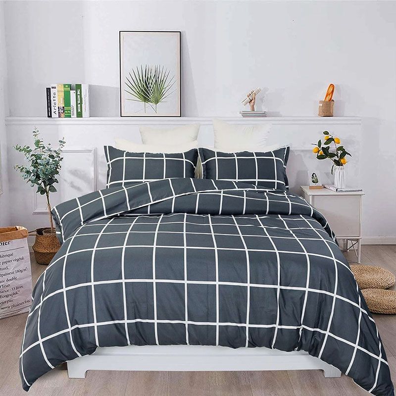 4-Piece Bedding Set, 1 Quilt Cover + 1 Sheet + 2 Pillowcases (Not Including Duvet)