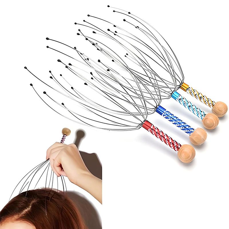 Claw Massager Body Massager Head Scalp Neck Stress Release Massage Tens Pain Relief Head Care