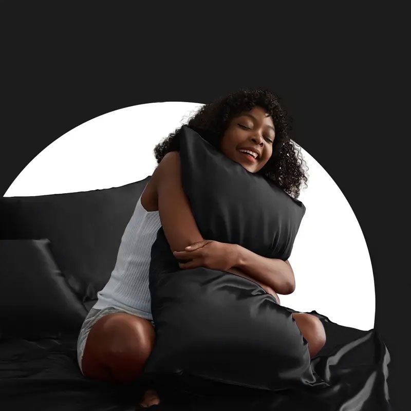 Pillowcase 2 pieces (a pair) washed silk single product pocket pillowcase imitation silk envelope pillowcase satin pillowcase imitation silk pillowcase