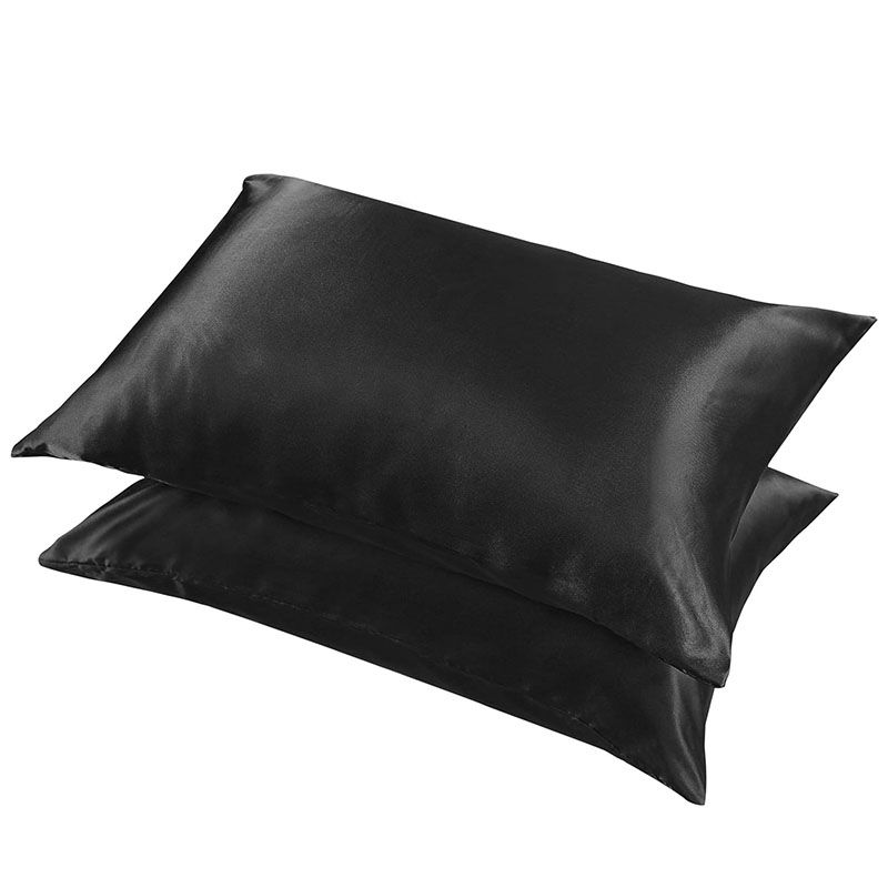 Pillowcase 2 pieces (a pair) washed silk single product pocket pillowcase imitation silk envelope pillowcase satin pillowcase imitation silk pillowcase