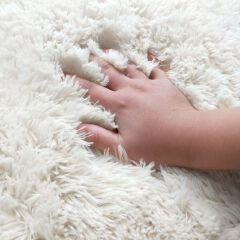 Home Decor Doormats Modern simple solid color shag carpet home entrance thick silk wool carpet bedroom coffee table living room entrance door mat