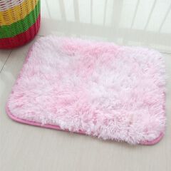Home Decor Doormats Modern simple solid color shag carpet home entrance thick silk wool carpet bedroom coffee table living room entrance door mat