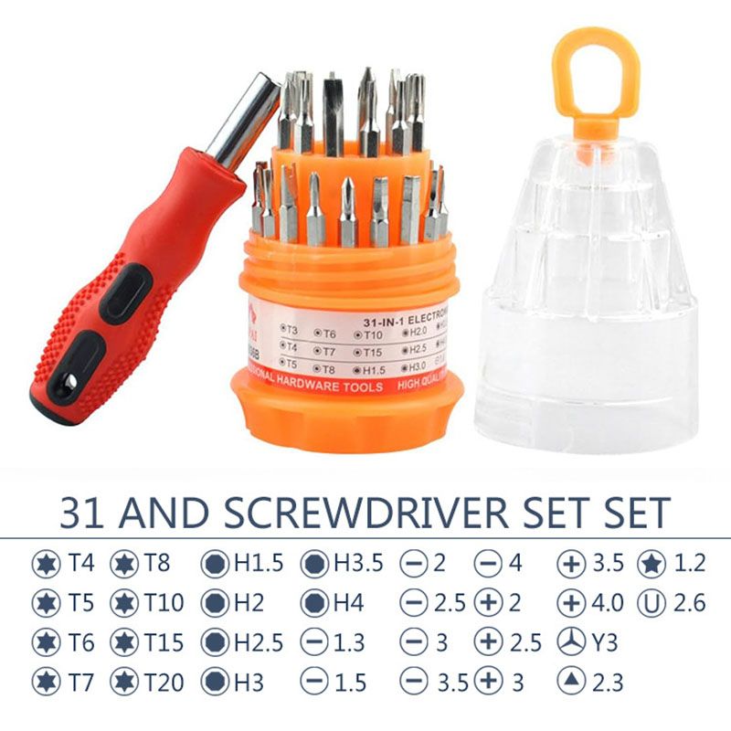 Precision Screwdriver Kit ,SCREW DRIVER SET 31 IN 1 Screwdriver set Pagoda multifunctional combination screwdriver multifunctional household small appliance repair set