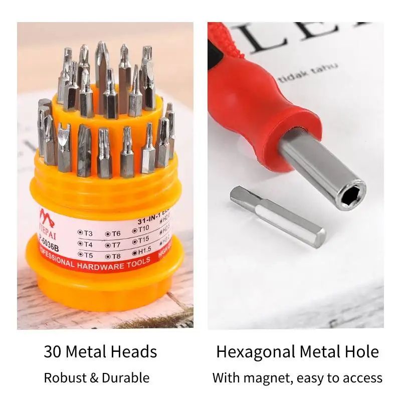 Precision Screwdriver Kit ,SCREW DRIVER SET 31 IN 1 Screwdriver set Pagoda multifunctional combination screwdriver multifunctional household small appliance repair set