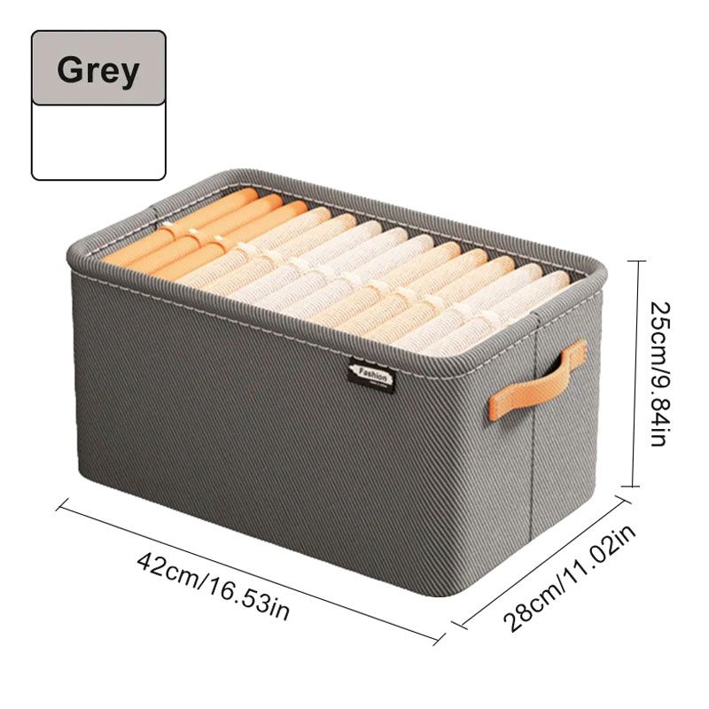 Clothing Storage Box Thickened Fabric Storage Basket Clothes And Pants Storage Storage Box Dormitory Home Wardrobe Storage Box