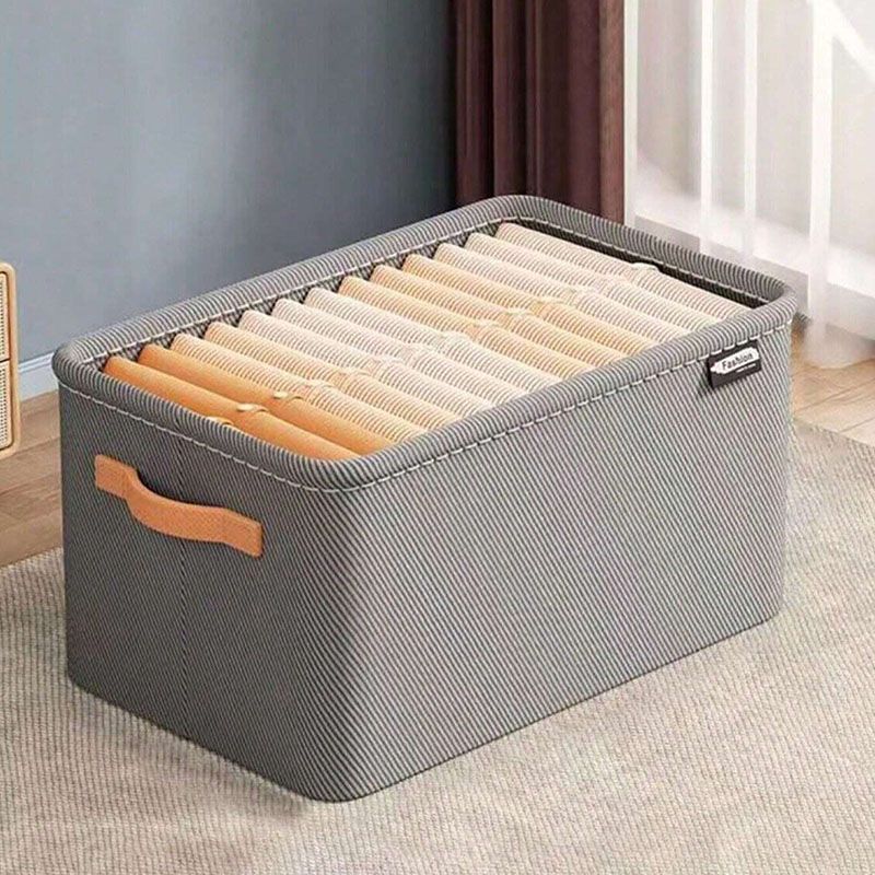 Clothing Storage Box Thickened Fabric Storage Basket Clothes And Pants Storage Storage Box Dormitory Home Wardrobe Storage Box