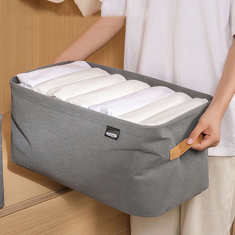 Clothing Storage Box Thickened Fabric Storage Basket Clothes And Pants Storage Storage Box Dormitory Home Wardrobe Storage Box