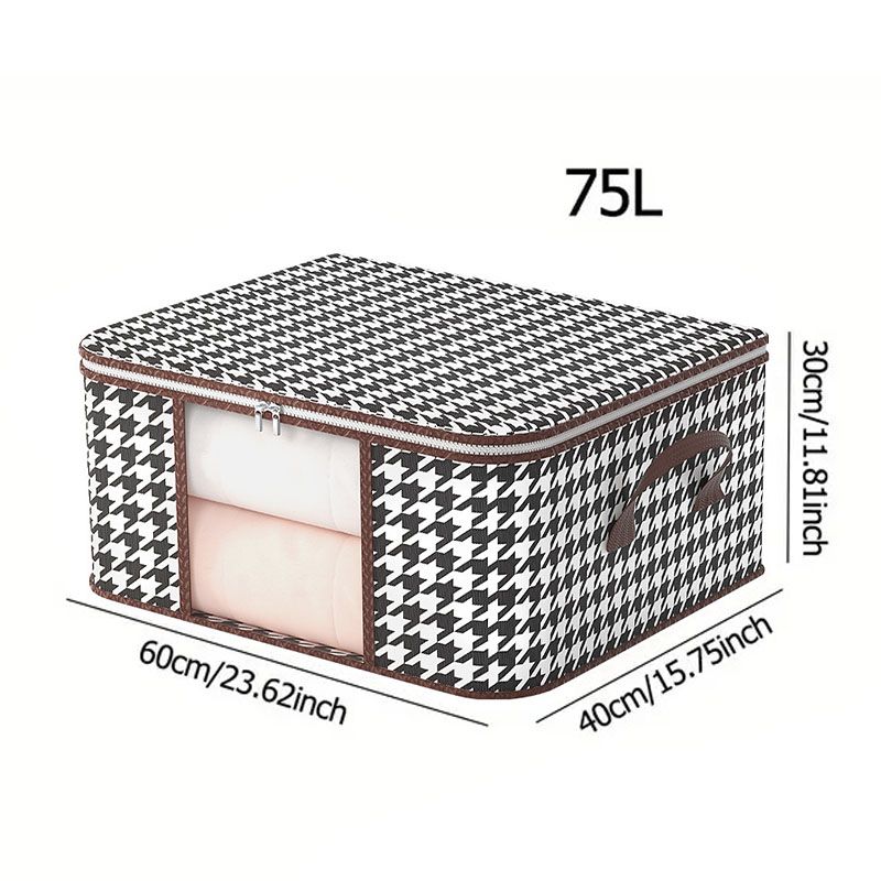 Home Clothes Storage Box Foldable Wardrobe Quilt Organizer Box Moving Small Object Artifact Daily Necessities Storage Bag