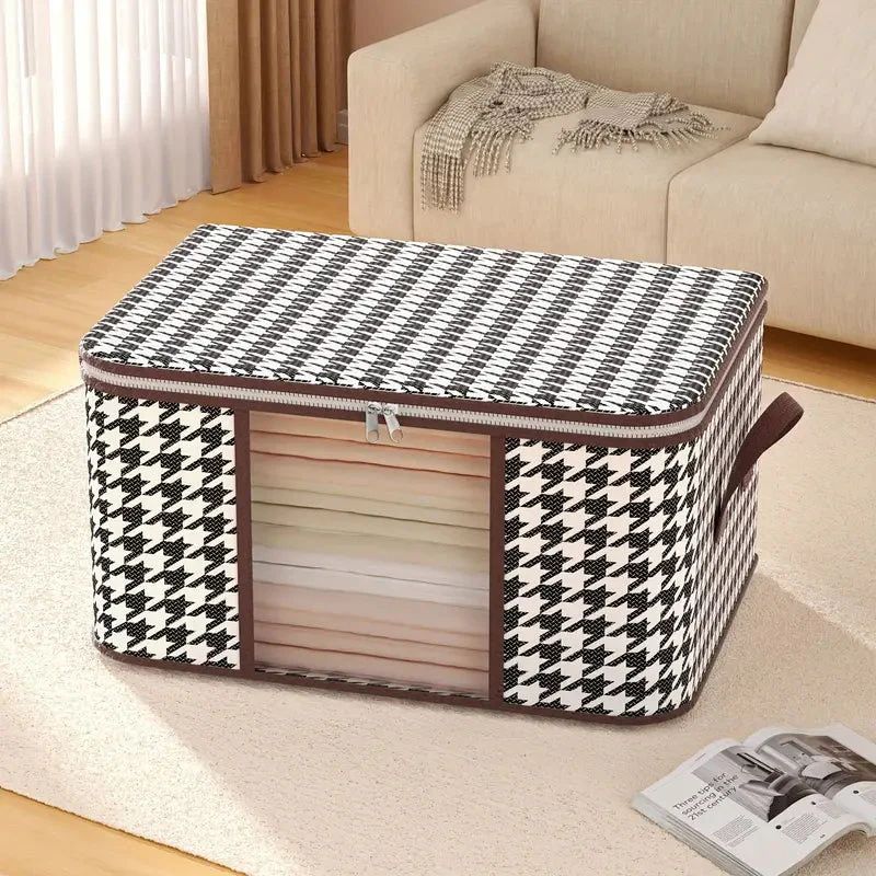 Home Clothes Storage Box Foldable Wardrobe Quilt Organizer Box Moving Small Object Artifact Daily Necessities Storage Bag