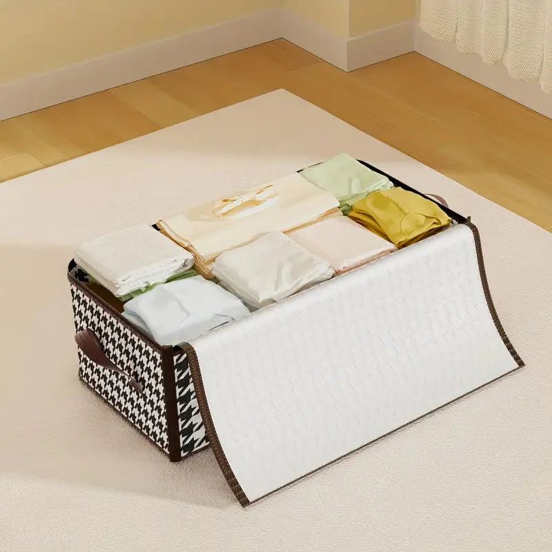 Home Clothes Storage Box Foldable Wardrobe Quilt Organizer Box Moving Small Object Artifact Daily Necessities Storage Bag
