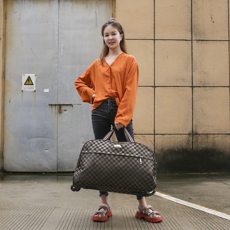 Luggage Travel Gear Travel Bags Lightweight Portable Duffel Bag Women'S Large Capacity Canvas Student Cute Travel Bag