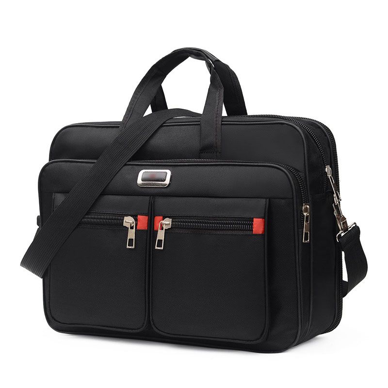 Computers Bags Men'S Large-Capacity Briefcase, Business Trip Laptop, Horizontal Handbag, Wear-Resistant Business Bag, Computer Bag