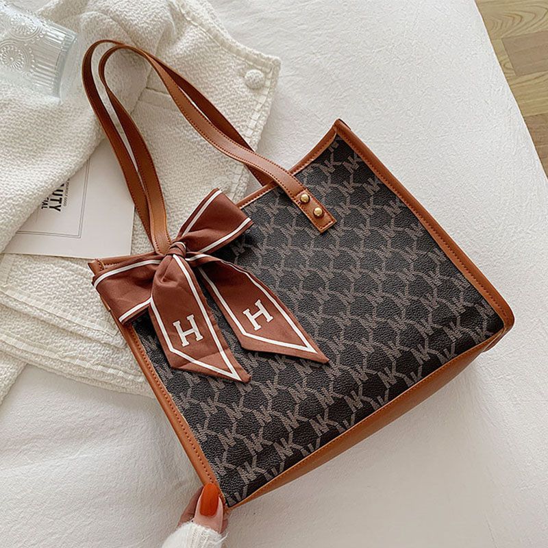Women'S Bags Shoulder Bags Large Capacity Silk Scarf Bag Women'S New Style Fashion Shoulder Bag Tote Bag Texture Bag Women'S Underarm Shoulder Bag