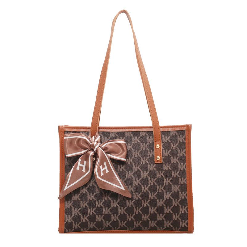 Women'S Bags Shoulder Bags Large Capacity Silk Scarf Bag Women'S New Style Fashion Shoulder Bag Tote Bag Texture Bag Women'S Underarm Shoulder Bag