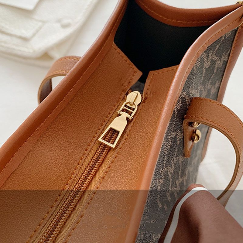 Women'S Bags Shoulder Bags Large Capacity Silk Scarf Bag Women'S New Style Fashion Shoulder Bag Tote Bag Texture Bag Women'S Underarm Shoulder Bag