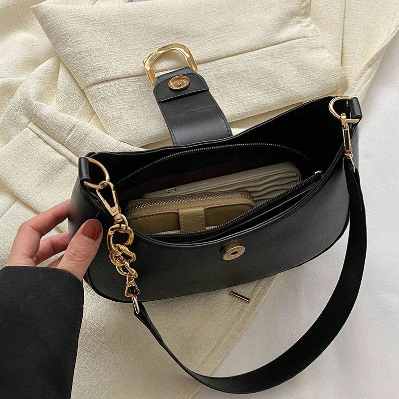 Women'S Bags Shoulder Bags Beautiful, Fashionable, Simple, Elegant, New Style, Gentle, Fashionable, Armpit Bag, Trendy, Personalized Shoulder Bag