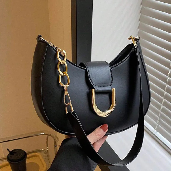 Women'S Bags Shoulder Bags Beautiful, Fashionable, Simple, Elegant, New Style, Gentle, Fashionable, Armpit Bag, Trendy, Personalized Shoulder Bag