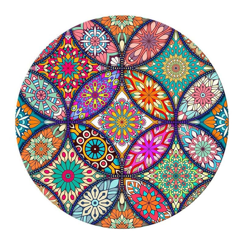 Computer Mouse Pads Small Indian Style Anti-Slip Gaming Mouse Pad
