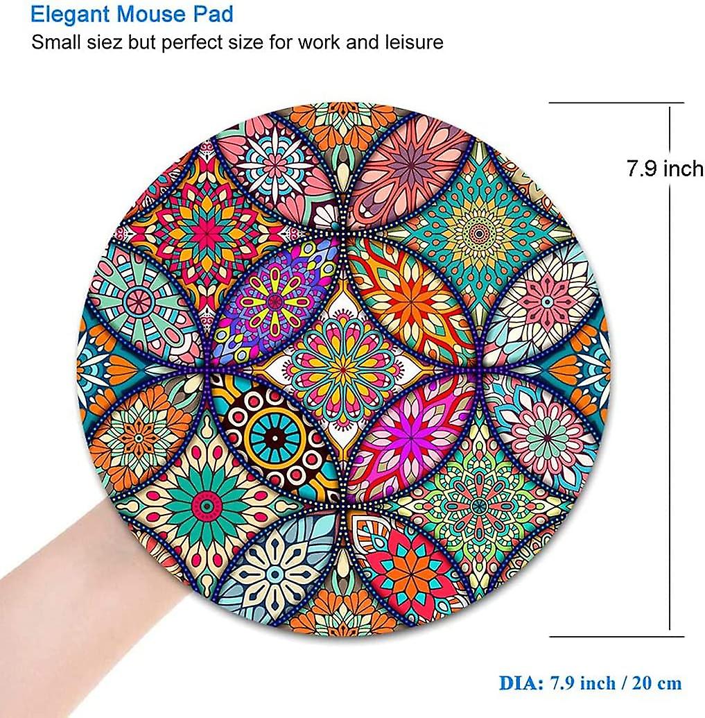 Computer Mouse Pads Small Indian Style Anti-Slip Gaming Mouse Pad