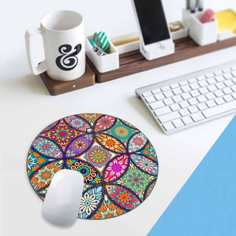 Computer Mouse Pads Small Indian Style Anti-Slip Gaming Mouse Pad