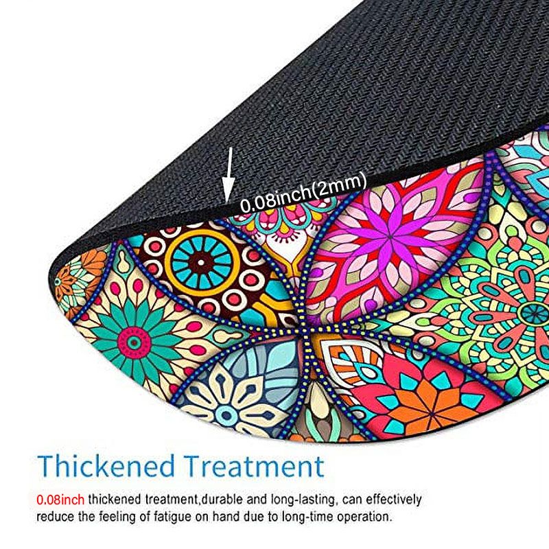 Computer Mouse Pads Small Indian Style Anti-Slip Gaming Mouse Pad