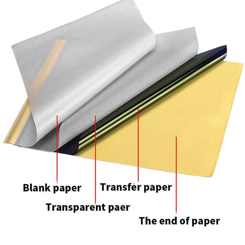 【10 Sheets】 Tattoo Transfer Paper Practice Skin Transfer Paper Tattoo Supplies A4 Tattoo Transfer Paper