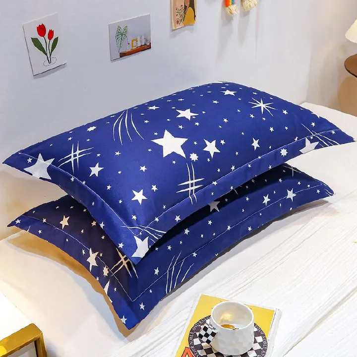 Home Bedding Pillowcases 【2 Pieces】 A Pair Of Pillowcases For Adults, Students, Children'S Dormitories, Household Large Pillowcases, Aloe Vera Cotton Pillowcases (No Pillow Core)