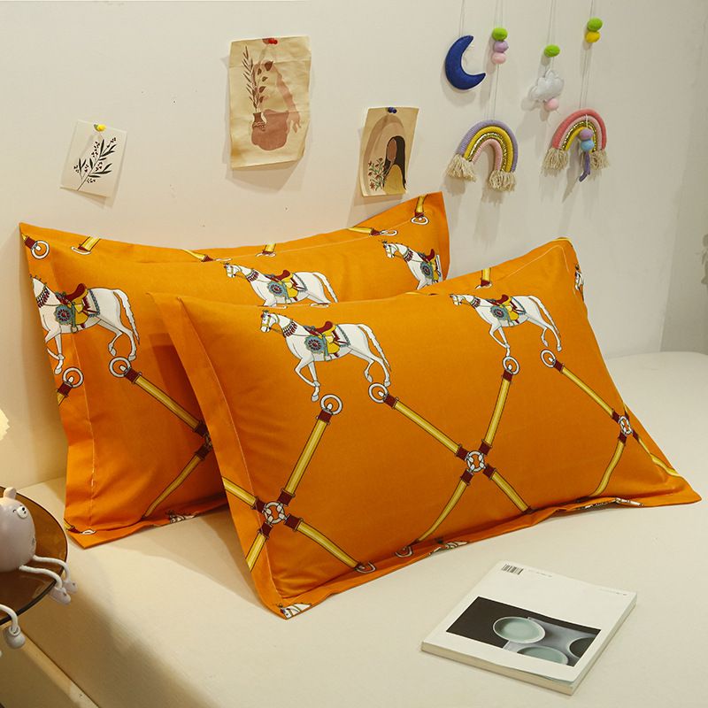Home Bedding Pillowcases 【2 Pieces】 A Pair Of Pillowcases For Adults, Students, Children'S Dormitories, Household Large Pillowcases, Aloe Vera Cotton Pillowcases (No Pillow Core)