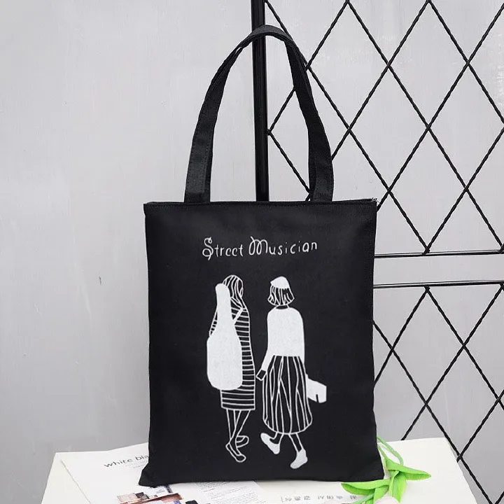 Women's Bags Shoulder Bags Canvas Bag New Ins Creative Canvas Shoulder Handbag Female Korean Version Of Literary Student Tutoring Handbag Shoulder Bag