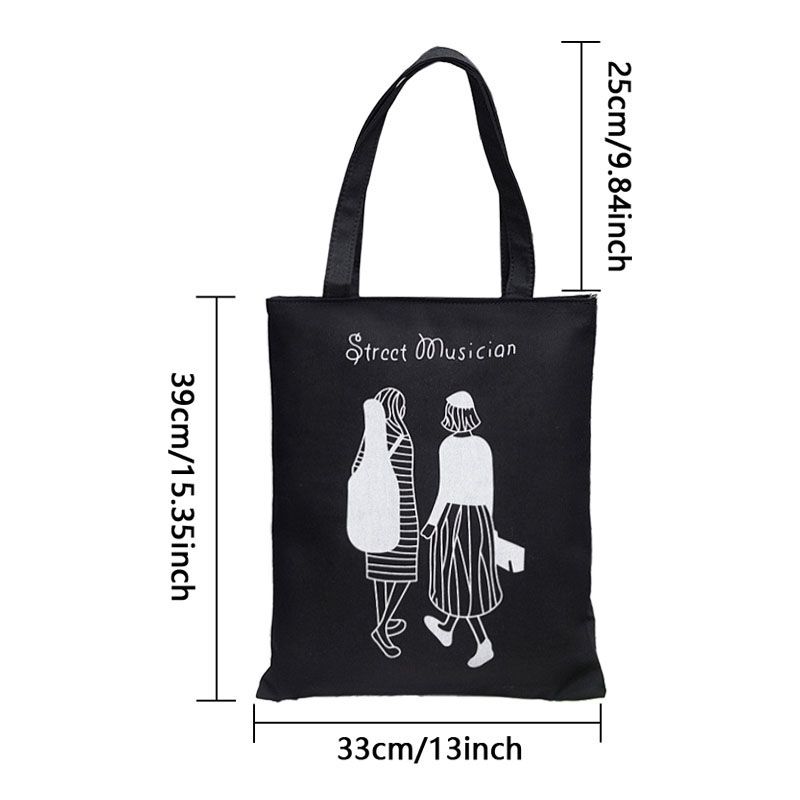 Women's Bags Shoulder Bags Canvas Bag New Ins Creative Canvas Shoulder Handbag Female Korean Version Of Literary Student Tutoring Handbag Shoulder Bag