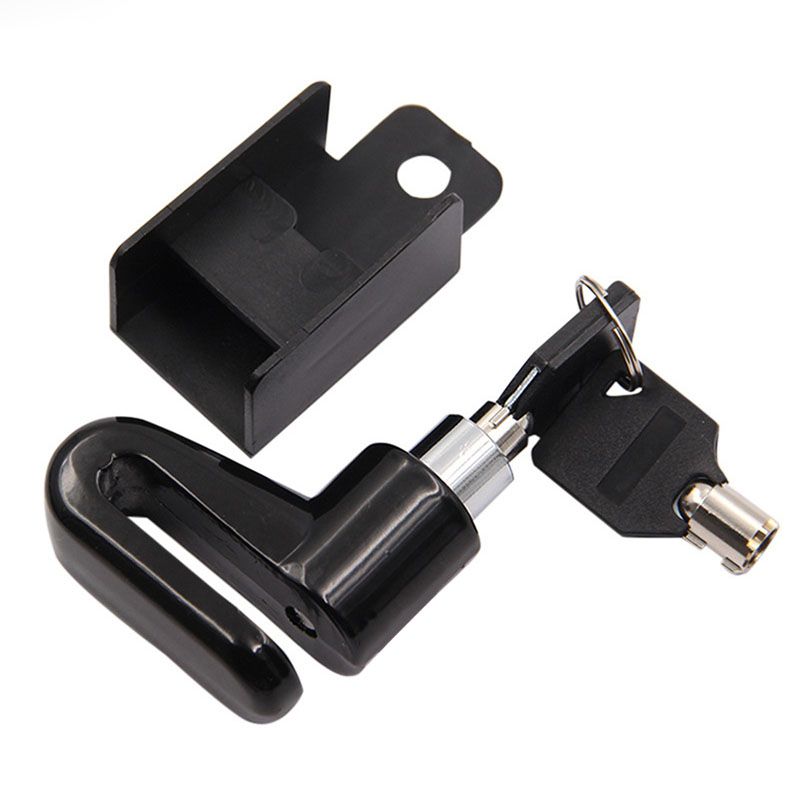 Mountain Road Bicycle Disc Brake Lock Anti-Theft Electric Motorcycle Aluminum Alloy Bicycle Lock Bike Bicycle Motorcycle Lock Safety Lock