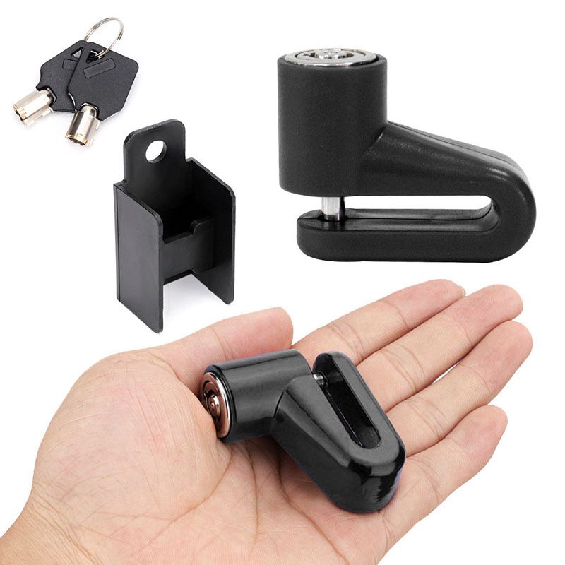 Mountain Road Bicycle Disc Brake Lock Anti-Theft Electric Motorcycle Aluminum Alloy Bicycle Lock Bike Bicycle Motorcycle Lock Safety Lock
