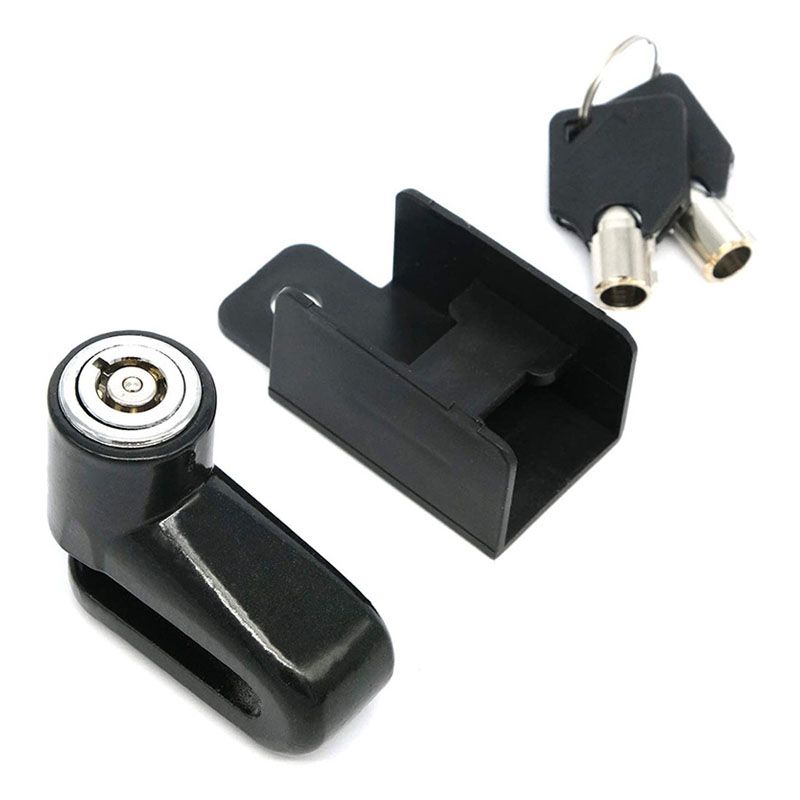 Mountain Road Bicycle Disc Brake Lock Anti-Theft Electric Motorcycle Aluminum Alloy Bicycle Lock Bike Bicycle Motorcycle Lock Safety Lock