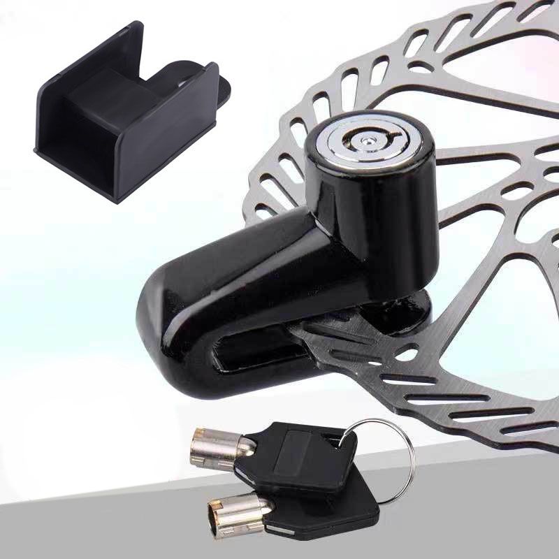 Mountain Road Bicycle Disc Brake Lock Anti-Theft Electric Motorcycle Aluminum Alloy Bicycle Lock Bike Bicycle Motorcycle Lock Safety Lock