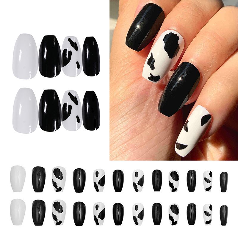 Beauty Nail False Nails 24 Tablets New Manicure, Fake Nails, Nail Stickers, Nail Patches, Wearable Nails, Removable Nail Patches, Finished Nails