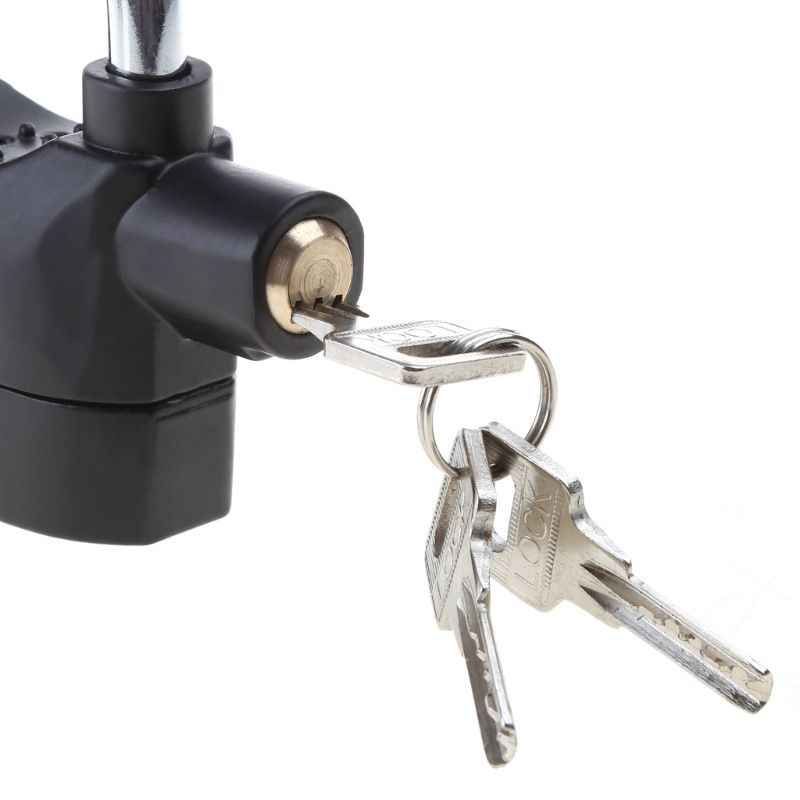 Home Tools Household Sensors  Alarms Alarm Lock Aluminum Alloy Anti-Theft Lock Warehouse Door Lock Bicycle Motorcycle Disc Brake Lock Anti-Theft Lock