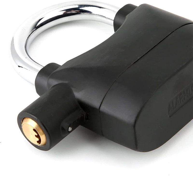 Home Tools Household Sensors  Alarms Alarm Lock Aluminum Alloy Anti-Theft Lock Warehouse Door Lock Bicycle Motorcycle Disc Brake Lock Anti-Theft Lock
