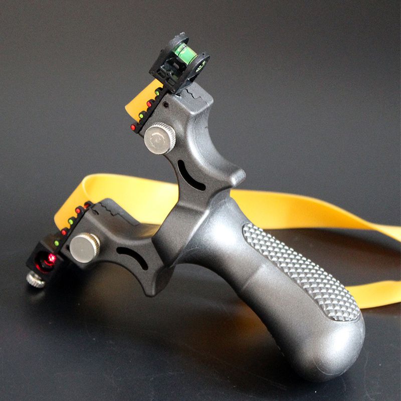 Toys Games Sports Outdoor Play 98K Slingshot Resin Laser Aiming Flat Rubber Band Quick Press Infrared Aiming Single Bow Toy Stand Outdoor 98K Slingshot Device