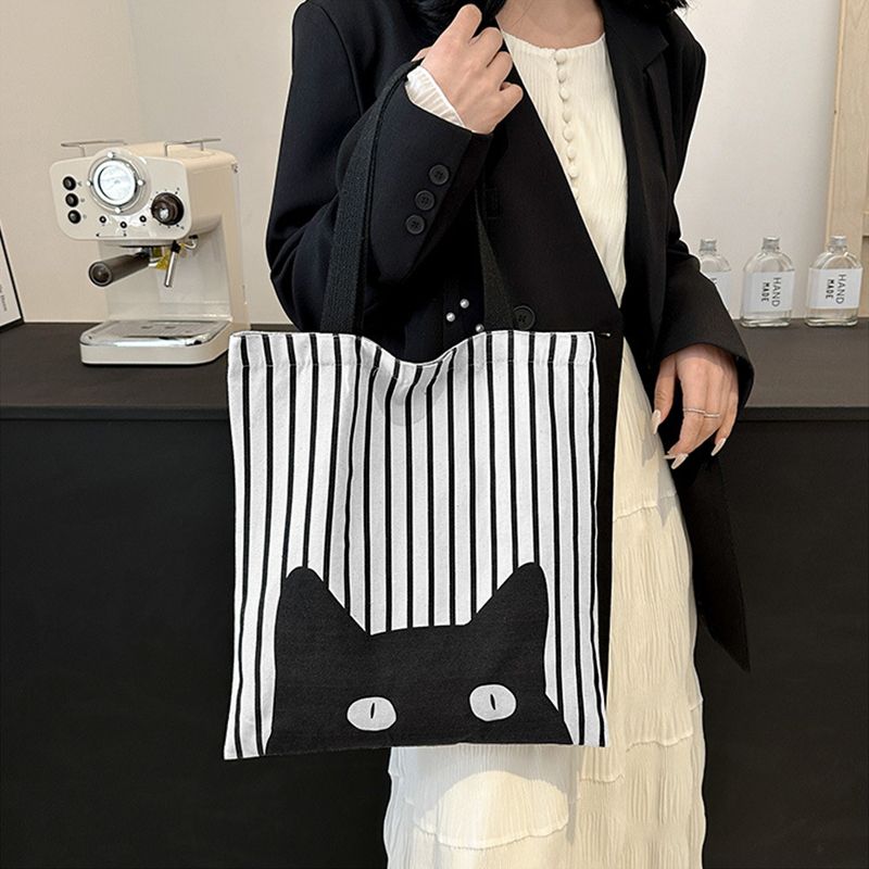Women Bags Shoulder Canvas Bag For Female College Students Attending Class, Shoulder Bag, New Large-Capacity Bag, Cute Handbag, Shoulder Bag
