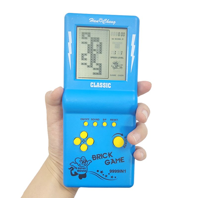 Brick Game Large Screen Tetris Game Console Classic Retro Children'S Handheld Game Console Electronic Toy Lcd Brick Game