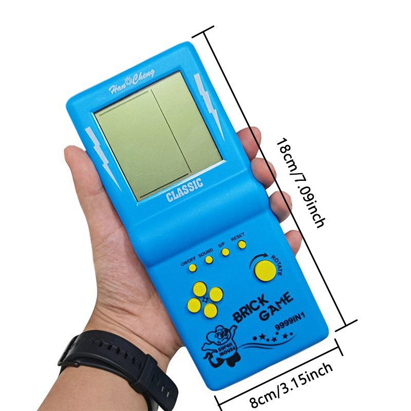 Brick Game Large Screen Tetris Game Console Classic Retro Children'S Handheld Game Console Electronic Toy Lcd Brick Game