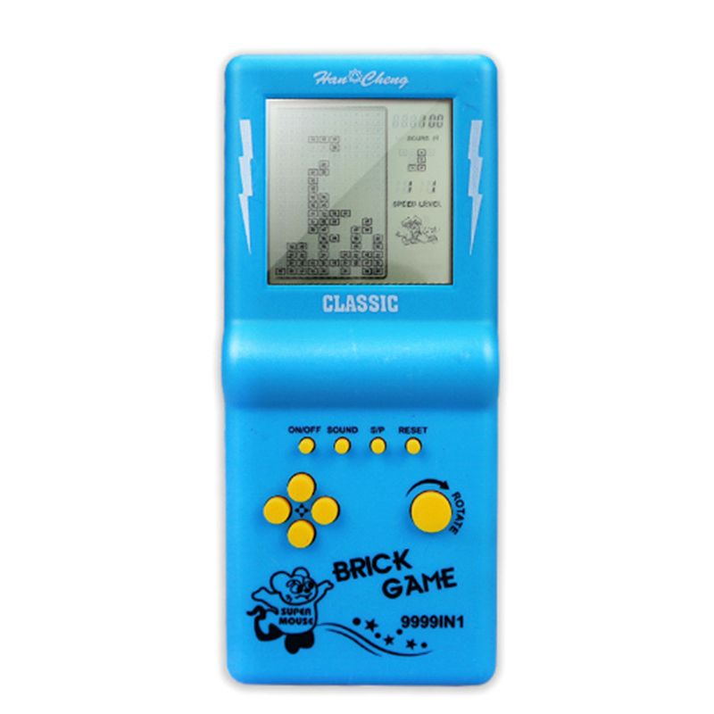 Brick Game Large Screen Tetris Game Console Classic Retro Children'S Handheld Game Console Electronic Toy Lcd Brick Game