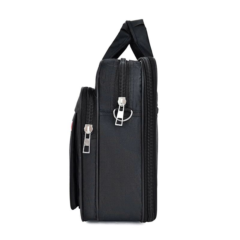 Professional Laptop Briefcase Large-Capacity - Water-Resistant Anti-Theft Business Bag with Multi-Pockets, Horizontal Design for 15.6-Inch Laptop & Travel Essentials