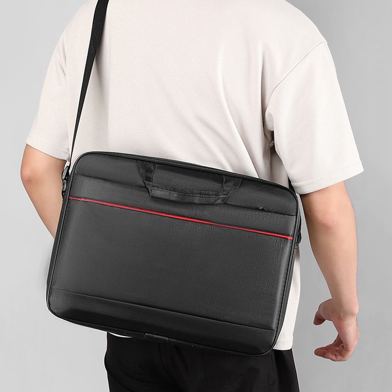 Laptop Bags New 15.6 inches Notebook Laptop Bag Waterproof And Wear-Resistant Flat Crossbody Shoulder Bag Laptop Bag Computer Bag