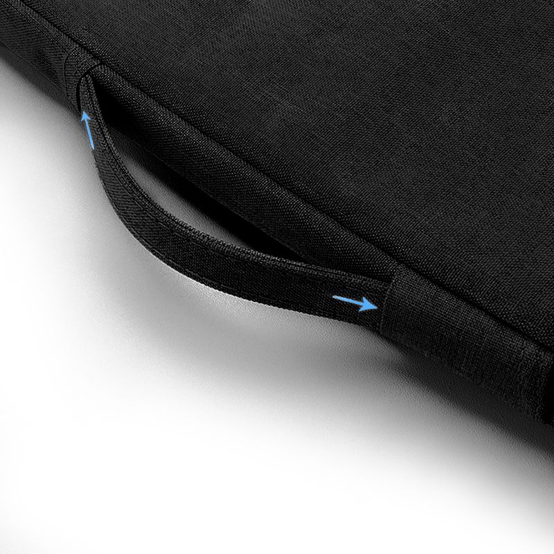 15.6-Inch Waterproof Laptop Sleeve with iPad Pocket - Multi-Layer Shockproof Protective Case for MacBook/Tablet, Slim Durable Design for Work & Travel, Black
