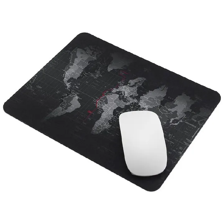 Computers Accessories Mouse Pads Cute Cartoon Precision Overlock Map Pattern Small Mouse Pad